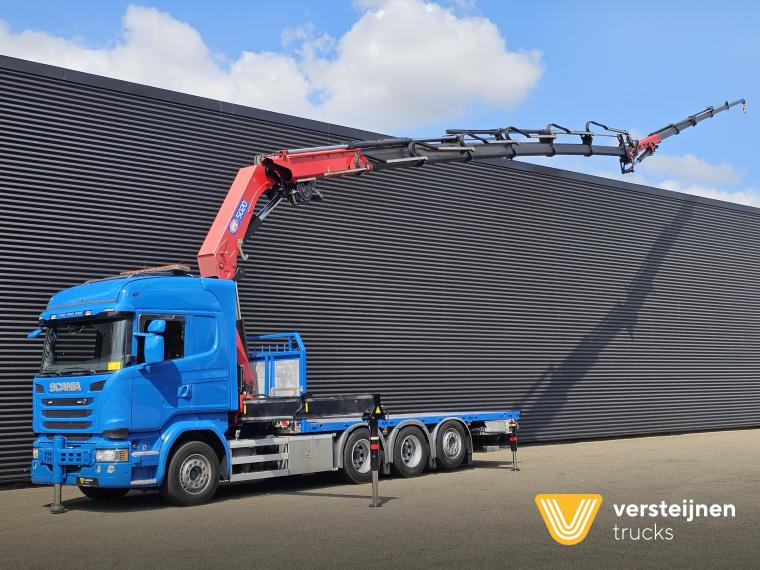Scania G490 8x4*4 / HMF 5020 CRANE - KRAN + JIB + WINCH / RETARDER